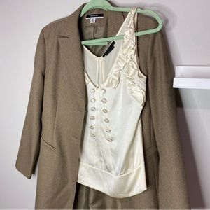 BCBGMAXAZRIA silk blouse in size XXS